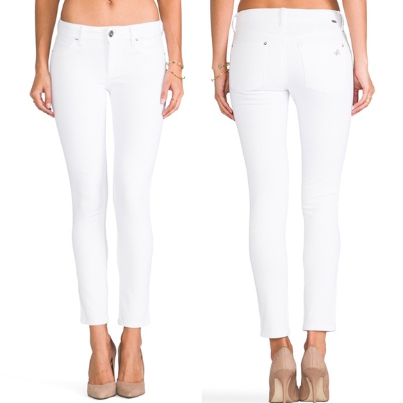 white legging jeans